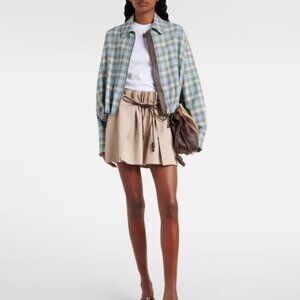 Loewe Checked draped jacket